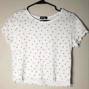 3 Girls Clothing Cherry Crop Top